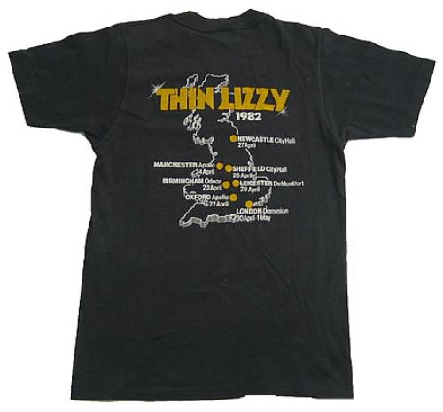 Thin Lizzy 1982 UK Tour UK t-shirt (380941)